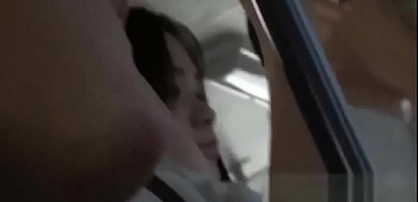  Who is she Japanese girl groped in bus fucked in parking lot